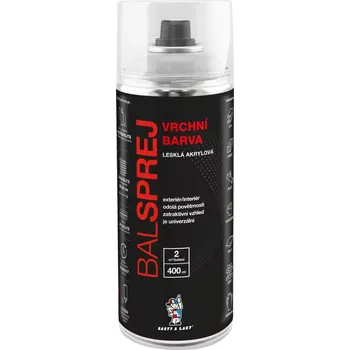 Barva ve spreji BALSPREJ vrchní univerzální akrylová barva ve spreji 400 ml