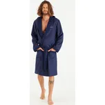 DECATHLON Pánský koupací župan Compact z mikrovlákna L MODRÁ