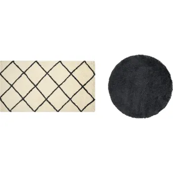 Koberec LIVARNO home Koberec s dlouhým vlasem, 80 x 150 cm / Ø 100 cm