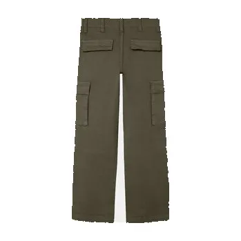 Dámské kalhoty NAME IT Kalhoty z materiálu 13234676 Zelená Slim Fit 164