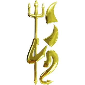 Samolepicí dekorace na vozidlo Samolepka Na Auto - Ďábel Barva: Zlatá