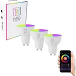 Immax NEO 07724C - SADA 3x LED RGB+CCT Stm. žárovka GU10/4,8W/230V Wi-Fi Tuya