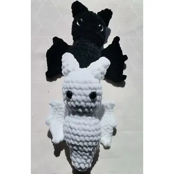 Příze Háčkovaný netopýr - dekorace (Háčkovaný netopýrek)