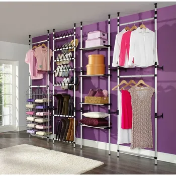 Botník vidaXL Teleskopický botník s tyčemi hliník [321109]