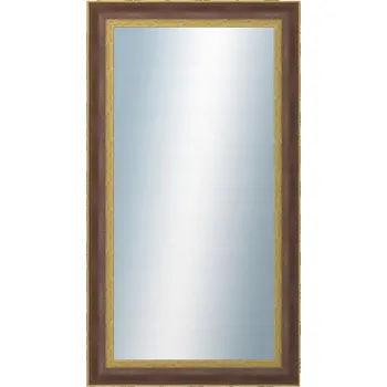 Zrcadlo DANTIK - Zrcadlo v rámu 50x90 | ZVRATNÁ červenozlatá plast