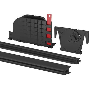 Zábradlí Q-disc® Systém (sada gum, klínů a Q-disc®) nastavitelné, EG Smart Q-disc® Systém (sada gum, klínů a Q-disc®) nastavitelné, EG Smart, délka 5000 mm, pro laminované sklo 13,52 mm (6-1,52-6)