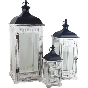 Svícen Dřevěná lucerna S/3 D6488