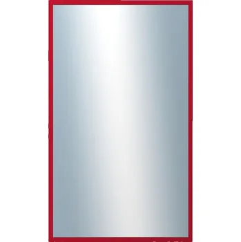 Zrcadlo DANTIK - Zrcadlo v rámu 60x100 | PERLA červená lesklá vysoká