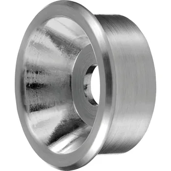 Adaptér, zamak Adaptér, zamak, pro MOD 44 a 46, pro plochou trubku, zamak, efekt nerezové oceli