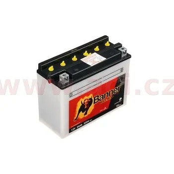 Auto-moto baterie 12V, Y50-N18L-A, 20Ah, 220A, BANNER Bike Bull 205x90x162