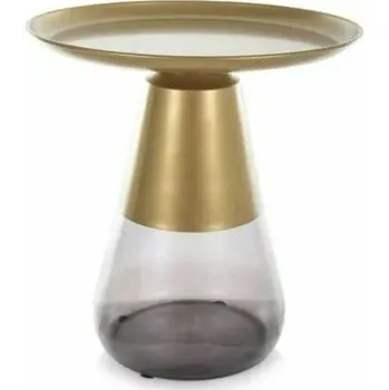 Obývací pokoj Konferenční stolek Signal TIFFANY A zlatá/černá, 50cm