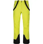 Pánské lyžařské kalhoty KILPI LAZZARO M Žlutá, Černá