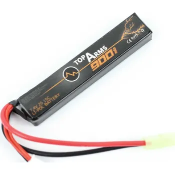 Baterie pro airsoftovou zbraň Li-Pol akumulátor TopArms 7,4V 900mAh 15C