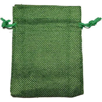 Hrací kostka Jutový pytlík na kostky - zelený