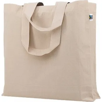 Nákupní taška Printwear Maxi oversize plátěná taška s fairtrade certifikací Barva: Přírodní, Velikost: 49 x 50 cm XT630