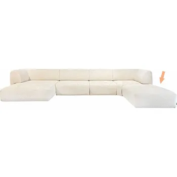 Pohovka Modulární sofa Passe Partout Saki látka 1741 Terry Clay modul pouf 98x103 v.76 cm