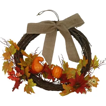 Věnec Závěsný podzimní věnec 35 cm 2001007