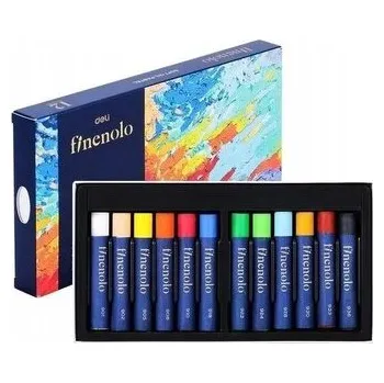Set školních potřeb Pastele olejne Finenolo 12 kolorów DELI