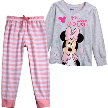 Dívčí pyžamo DISNEY MINNIE Dívčí pyžamo DISNEY MINIE PROUŽKY růžové Velikost: 128