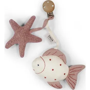 Hračka na kočárek SAGA COPENHAGEN Njord Hračka na kočárek Pearl Blush