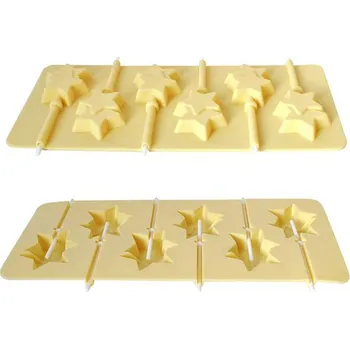 fomička na zmrzlinu TORO Tvořítko na lízátka, s brčkem, hvězdy