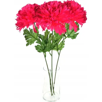 umělá květina Dommio Chryzantéma bordó Ø17 cm/65 cm - 3 ks