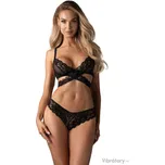 Dvoudílný set krajkového prádla Obsessive Blomentis, XL/2XL