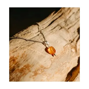 Řetízek Řetízek Karneol stříbrný Ag925 - Bohovibes 29330