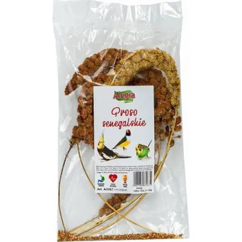 Pro ptáka ALEGIA Senegalské proso - pochoutka pro ptáky a hlodavce - 80g