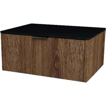 Koupelnový nábytek Koupelnová skříňka pod umyvadlo Devo Lotos bronzová/černá 70 x 31 x 53 cm LF-SUW1S70x31-F115