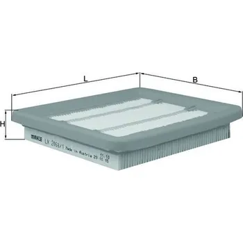 Vzduchový filtr Vzduchový filtr, , 17211Z1L003, KNECHT, LX 2868/1