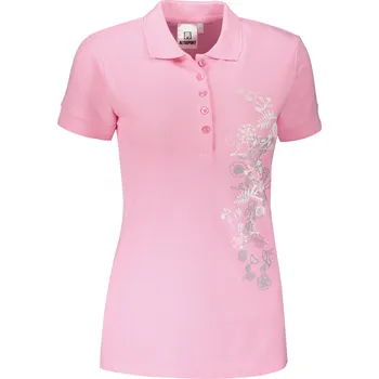 Dámské triko s límečkem ALTISPORT CARRYOVER ALW029210 SVĚTLE RŮŽOVÁ XS