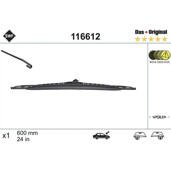 Auto-moto List stěrače SWF 116612