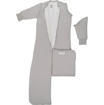 Spací pytel pro miminko LODGER Spací pytel Hopper 4 season Steel 68/98