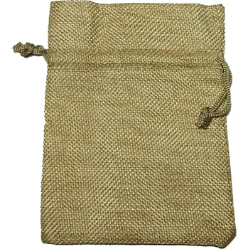 Hrací kostka Jutový pytlík na kostky - natural