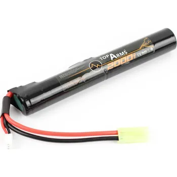 Baterie pro airsoftovou zbraň Li-ion akumulátor TopArms 7,4V 2000mAh 15C - AK Mini Stick