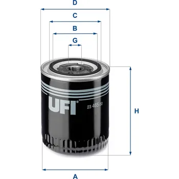 Olejový filtr Olejový filtr UFI 23.465.00