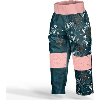 Panel se střihem na softshell kalhoty noční kolibřík 92