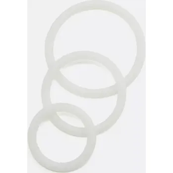 Sada erekčních kroužků DK Toys Glow 3 ks - Neonová