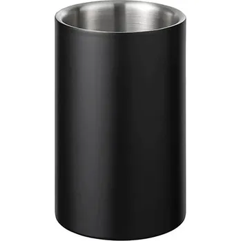 Chladič na víno Nerezová chladicí nádoba na víno TORO 12cm černá