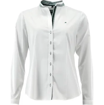 Gipfelstürmer - halenka dámská bílá se zeleným límečkem (3334) 42