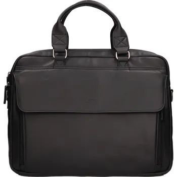 Pánská aktovka Pánská kožená taška přes rameno Katana Bojan - černá