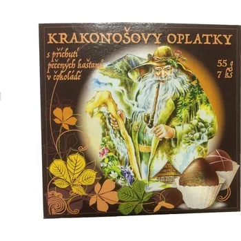 Bonbon CLIP Luhačovice Krakonošovy lázeňské oplatky - Pečené kaštany, 55g