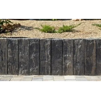 Zahradní obrubník BEST Palisáda STONE výška 900 mm, 160x160 mm colormix brilant