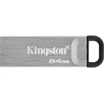 Kingston DataTraveler Kyson USB flash disk Retail 64 GB stříbrná DTKN/64GB USB 3.2 (Gen 1x1)