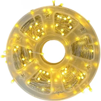 Vánoční dekorace Vnitřní vánoční led osvětlení - Teplá bílá 260 až 520 LED (transparentní kabel) Osvětlení: Teplá bílá 48m - 260 led diod