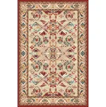 Vlněný koberec Agnella Isfahan Meka Tmavě Béžový - 240 x 340 cm