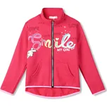 Dívčí mikina - KUGO WM0871, sytě růžová Barva: Růžová, Velikost: 158