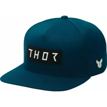 Kšiltovka Čepice s kšiltem / trucker kšiltovka THOR HAT ROGUE SNAPBACK SLATE BLUE barva modrá, uni velikost (sportovní volnočasová čepice s rovným kšiltem, střih z pěti panelů)