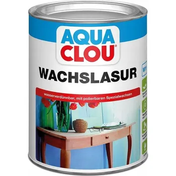 barva a nátěr na dřevo Vosková vodou ředitelná glazura bílá, 250 ml